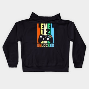 Level 12  12th Video  Birthday Kid Kids Hoodie